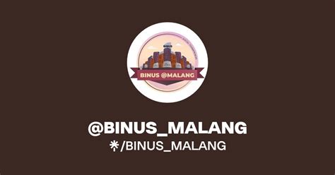 BINUS_MALANG | Instagram, Facebook, TikTok | Linktree