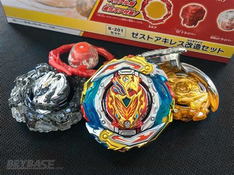 B-201 Zest Achilles Customize Set Review - Beyblade Burst BU | BeyBase