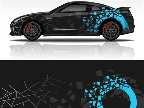 Car wrap decal livery vector design. by 21graphic on Dribbble