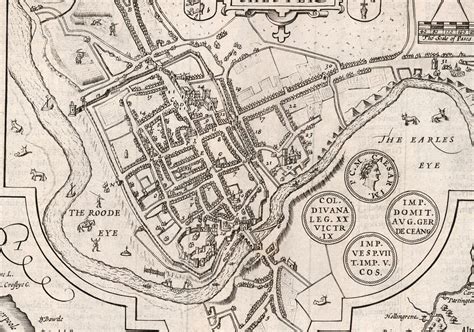 Old Map of Cheshire in 1611 by John Speed Chester | Etsy