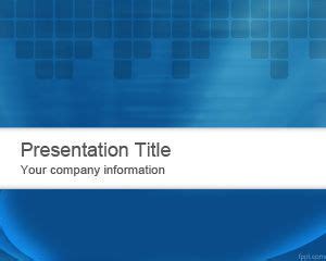 Free Abstract Blue PowerPoint Template