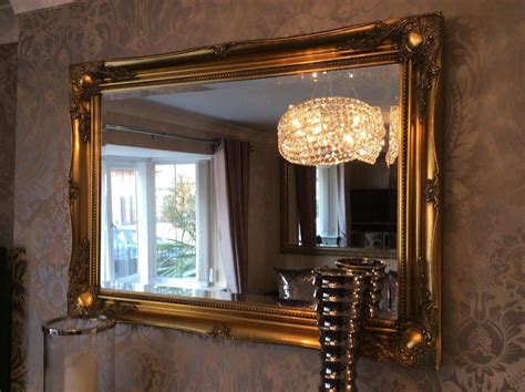 15 The Best Large Gold Antique Mirrors