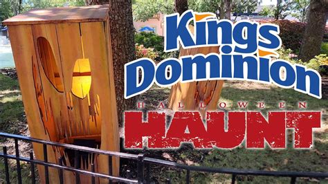 Kings Dominion Halloween Haunt Setup | Preview of Halloween Haunt - YouTube