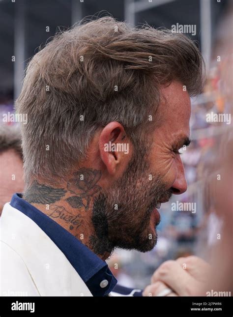 David beckham tattoos hi-res stock photography and images - Alamy