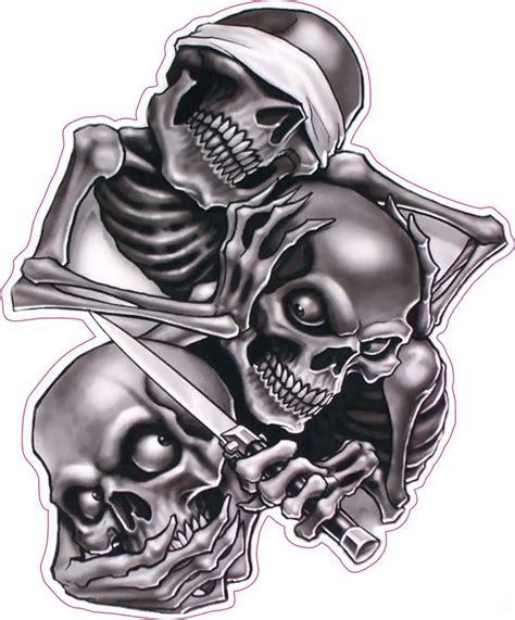 Share more than 152 skull tattoo outline designs latest - vova.edu.vn