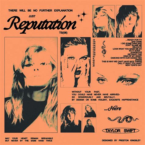 reputation taylor swift on Behance