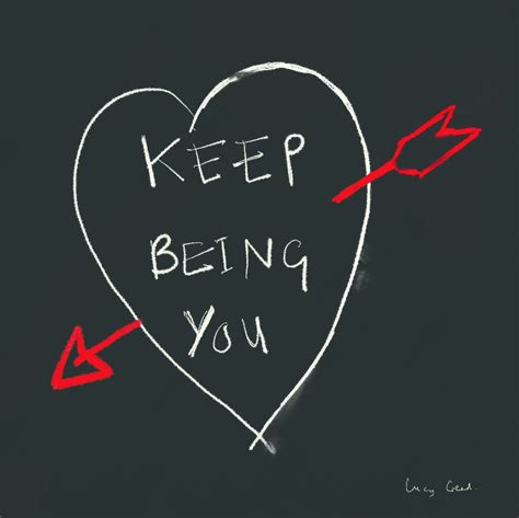 'Keep Being You/Chalkboard' Greetings Card – Poet & Painter