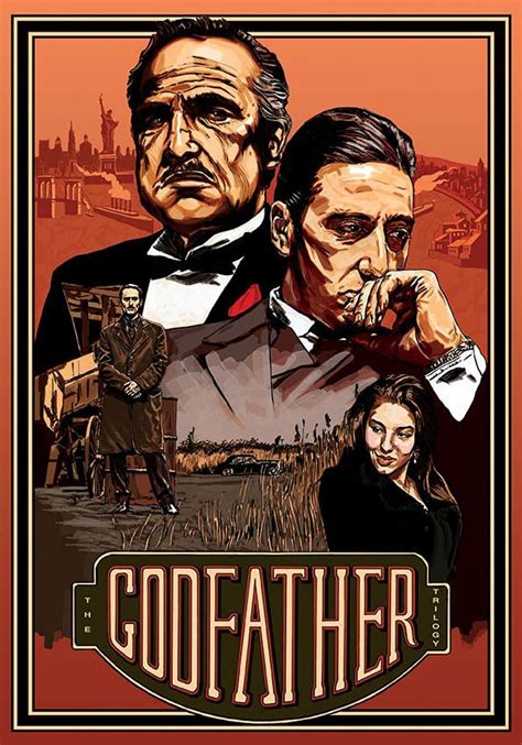 The Godfather Trilogy | Godfather poster, Movie poster art, Classic ...