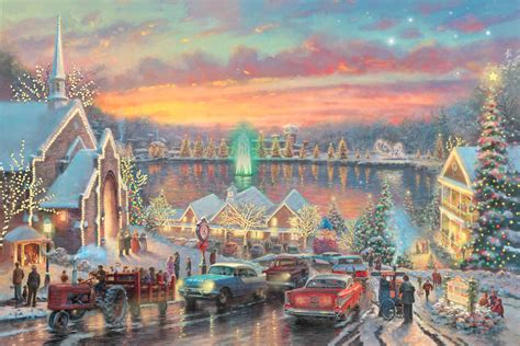 Thomas Kinkade Winter - Winter Photo (40843329) - Fanpop