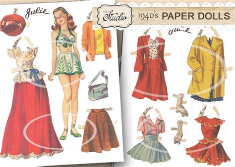 Vintage Paper Dolls Printable