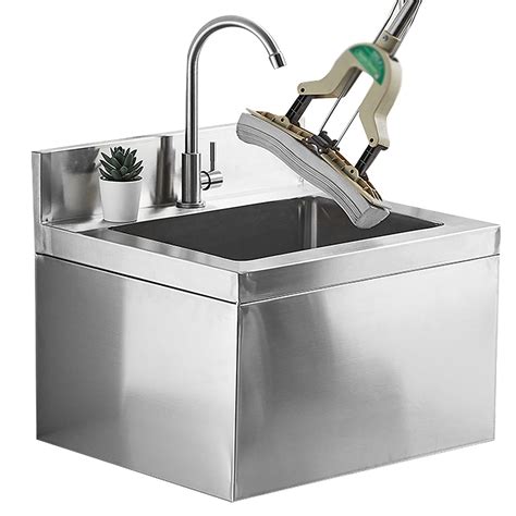 Buy Stainless Steel Mop Sink, Commercial Floor Mop Sink, Floor-Standing ...