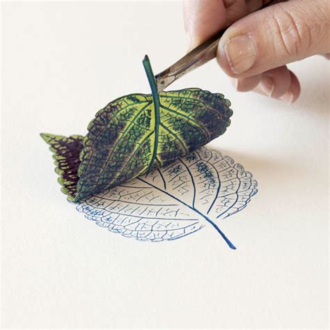 printing with leaves | Hachette Book Group