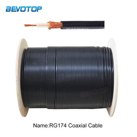 New RG174 Cable Wires RF Coax Coaxial 50 Ohm Connector RG-174 Cable ...