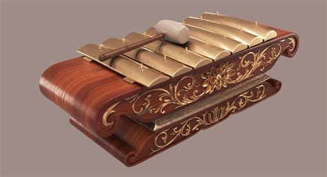 3D gamelan saron model - TurboSquid 1301698