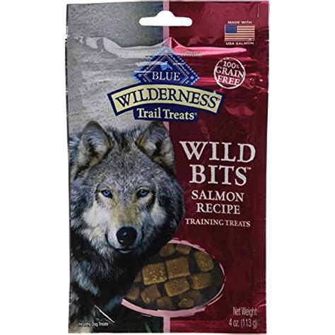 BLUE Wilderness Trail Treats Grain Free Wild Bits Salmon Recipe Dog ...