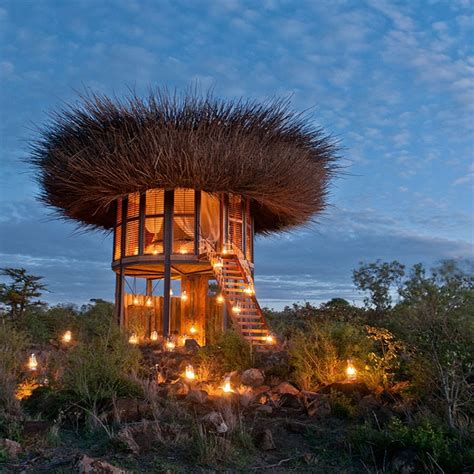 You Can Stay in This Bird Nest Villa Built Above the African Wilderness