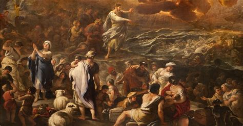 Moses Parting The Red Sea Painting at PaintingValley.com | Explore ...