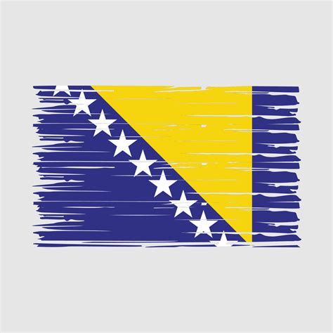 Bosnia Flag Brush Vector 20355882 Vector Art at Vecteezy