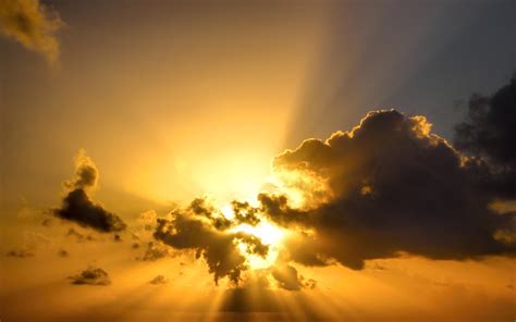 Sun Rays Through Clouds Wallpapers - Wallpaper Cave