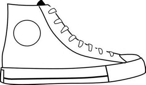 Blank Shoe Coloring Page - DonavanilTaylor