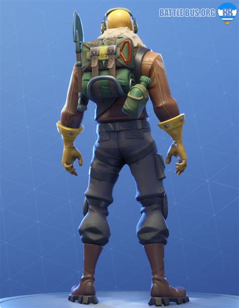 Raptor Satchel - back bling - Bundled with Raptor Legendary Fortnite outfit