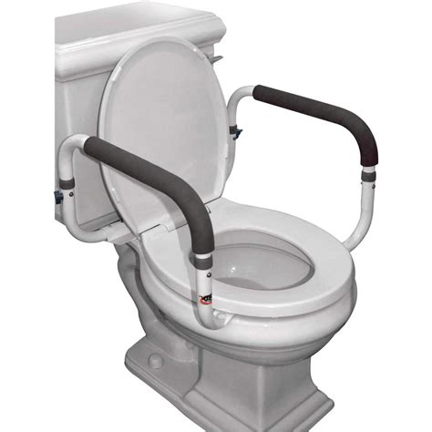 Carex Toilet Safety Frame - Toilet Safety Rails With Adjustable Width ...