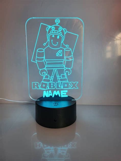 Personalised Roblox Night Light Children's Light Game - Etsy UK