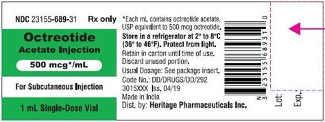 Octreotide - FDA prescribing information, side effects and uses