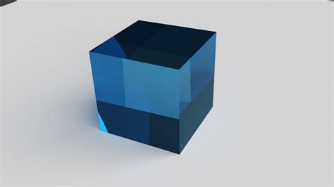 Glass Cube Free 3D Model - .fbx - Free3D