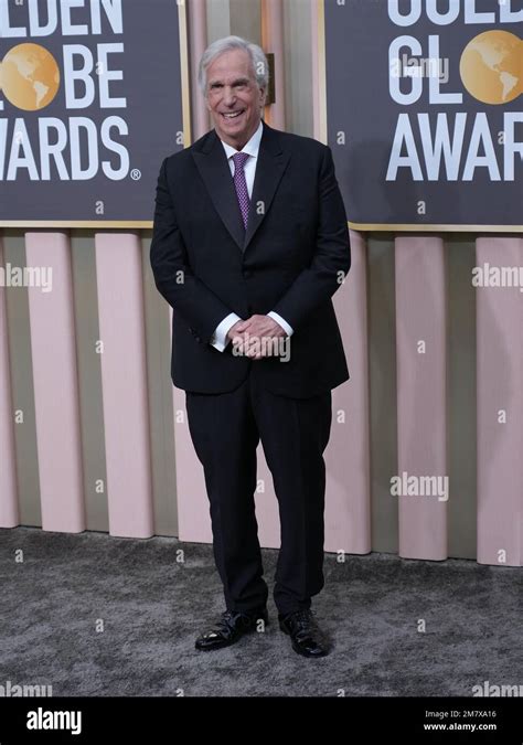 Los Angeles, USA, 10/01/2023, Henry Winkler arrives at the 80th Annual ...