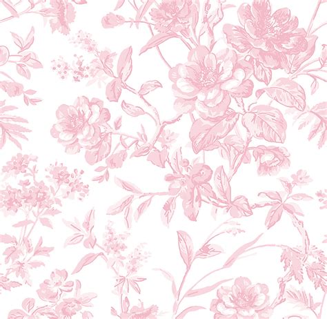 French Toile Fabric-Soft Rose – Linen Salvage Et Cie