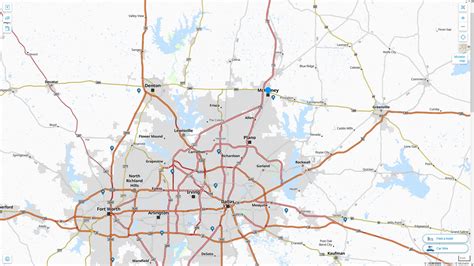 McKinney, Texas Map