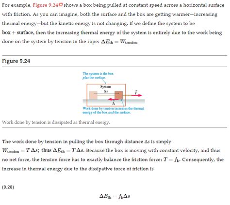 newtonian mechanics - How to derive equation for thermal energy ($E ...