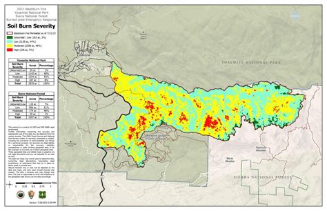 washburn fire soil burn severity map | Sierra News Online