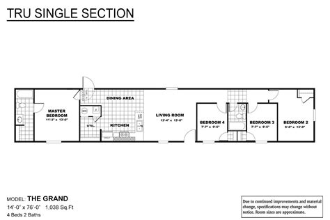 TRU Single Section / The Grand by Bosarge Mobile Home Sales - Bosarge ...