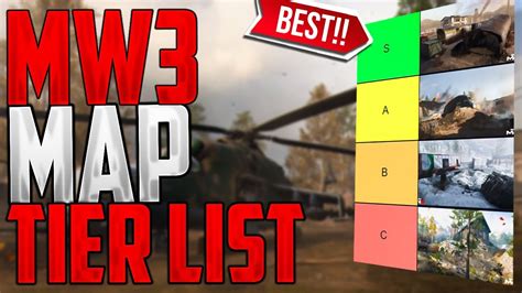 BEST TO WORST MW3 MAPS! - MW3 TIER LIST - Modern Warfare 3 Gameplay ...