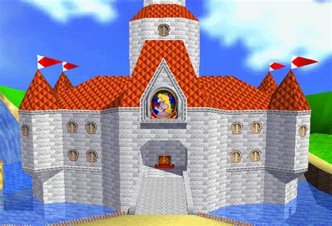 Princess Peach Castle Background