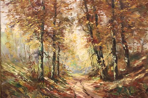 Autumn Forest Painting at PaintingValley.com | Explore collection of ...