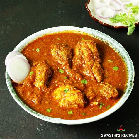 Chicken Vindaloo Recipe - Swasthi's Recipes