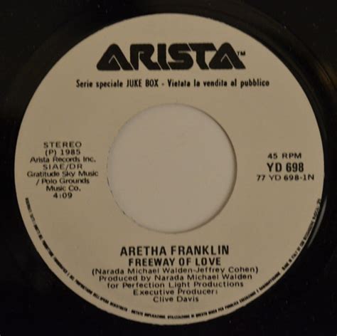 Aretha Franklin - Freeway Of Love (1985, Vinyl) | Discogs