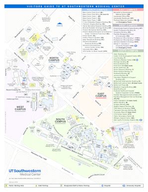 Ut Southwestern Campus Map - Fill and Sign Printable Template Online