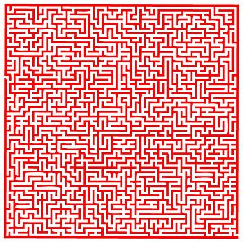 Red Connected Maze Graphics, Line, Block, Abstract PNG Transparent ...