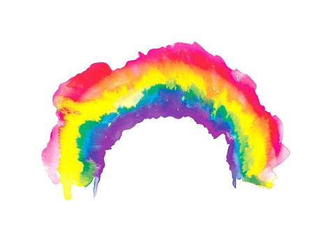 Rainbow Watercolour Art Print — Drawn Together Art Collective - Art ...