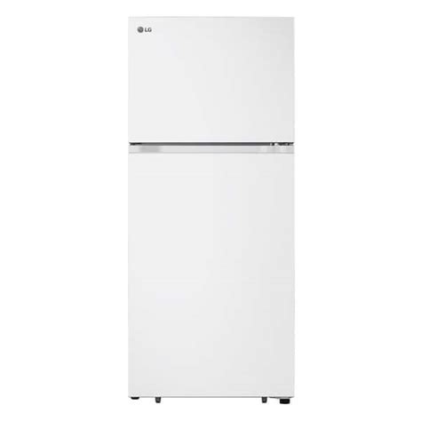 LG 28 in. 18 cu. ft. Top Freezer Garage-Ready Refrigerator with Ice ...