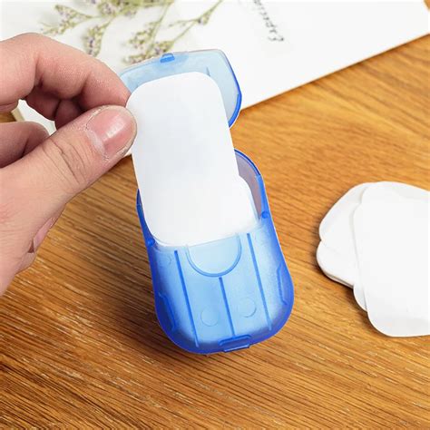 Spoon Travel Disposable Soap Pieces Packed In A Box Soap Paper Portable ...