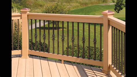 Wood Deck Designs | Wood Deck Railing Designs - YouTube