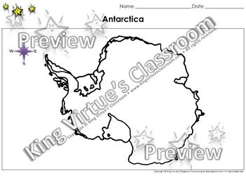 Antarctica Continent Coloring Page Coloring Pages