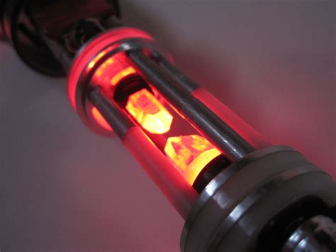 red lightsaber completed crystal chamber