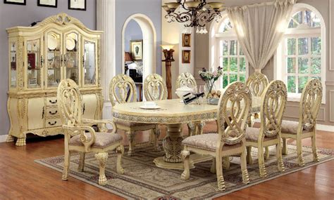 Dallas Designer Furniture | Wyndmere Formal Dining Room Set in White