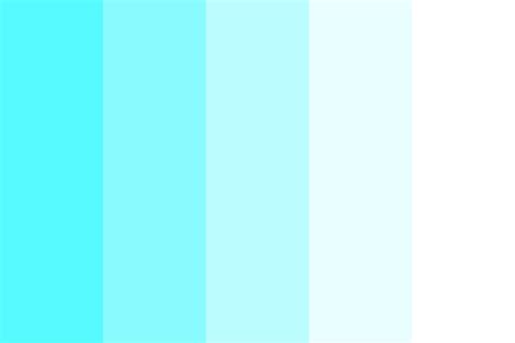 Bright Aqua Color Palette